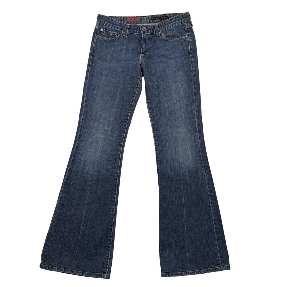 AG Jeans The Club Y2K Vintage Low Rise Bootcut Flare Dark Wash Denim Size 28